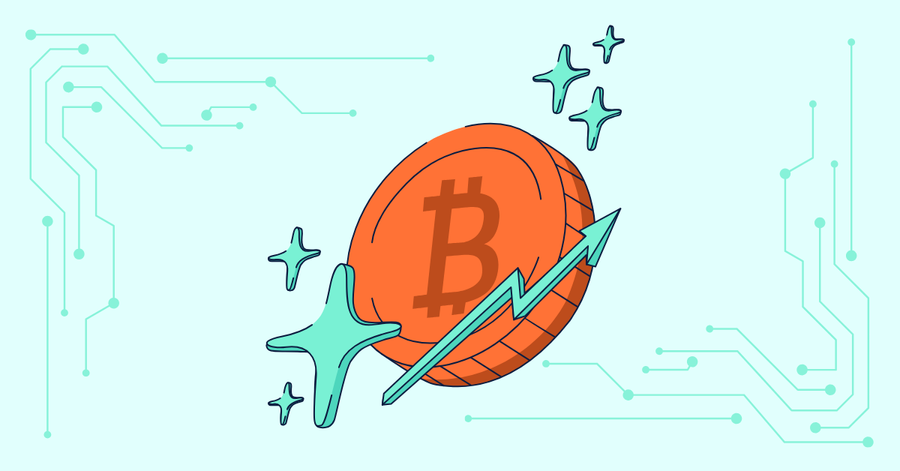 Cryptocurrency abstract design